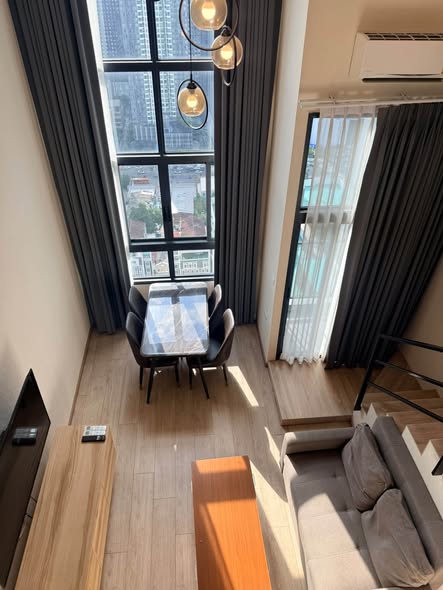 living room of IDEO Rama9 – Asoke