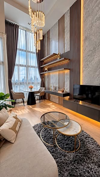 living room of IDEO Rama9 – Asoke