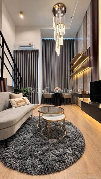 living room of IDEO Rama9 – Asoke