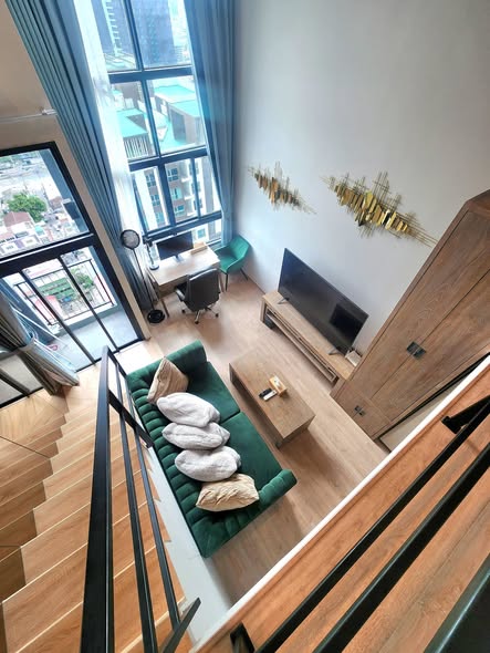 living room of IDEO Rama9 – Asoke