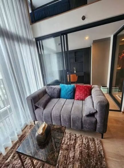 living room of IDEO Rama9 – Asoke