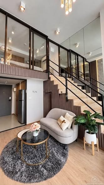 living room of IDEO Rama9 – Asoke