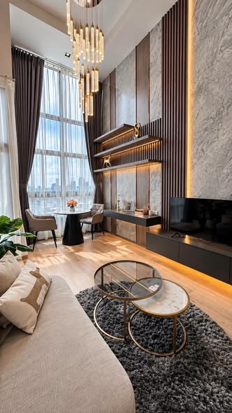 living room of IDEO Rama9 – Asoke