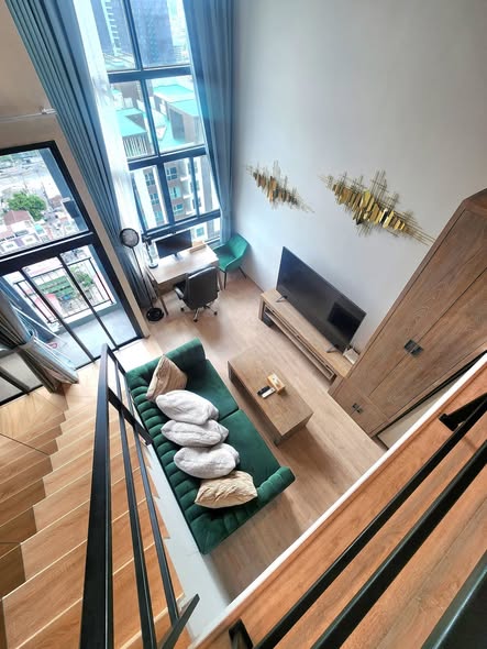 living room of IDEO Rama9 – Asoke