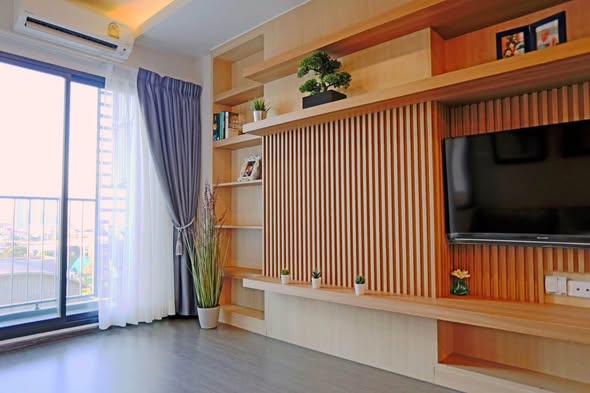bedroom and living room of Ideo Sukhumvit 93
