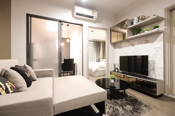 bedroom and living room and room interior of Ideo Sukhumvit 93