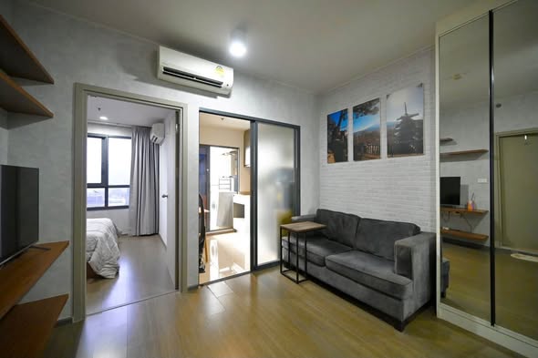 bedroom and living room and room interior of Ideo Sukhumvit 93