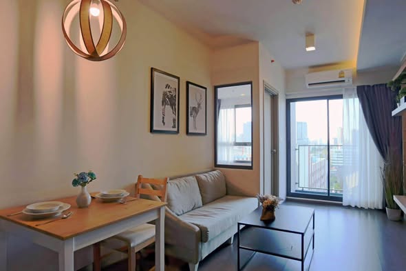 living room of Ideo Sukhumvit 93