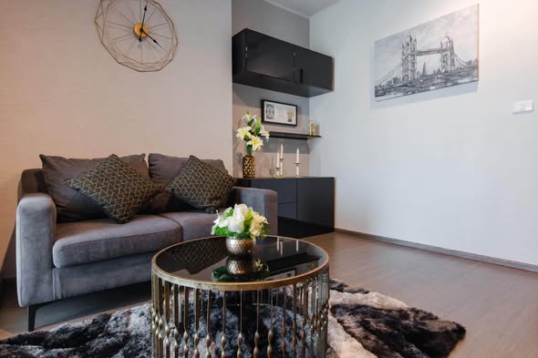 living room of Ideo Sukhumvit 93
