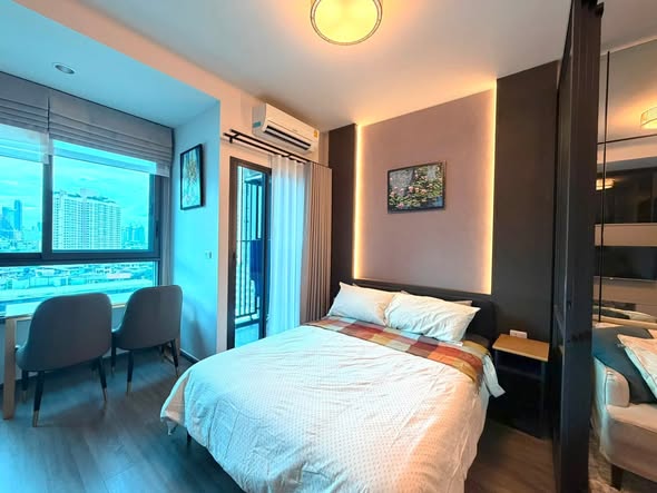 bedroom of IDEO Sukhumvit Rama 4 ไอดีโอ สุขุมวิท-พระราม 4
