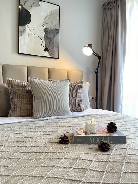 bedroom of IDEO Sukhumvit Rama 4 ไอดีโอ สุขุมวิท-พระราม 4
