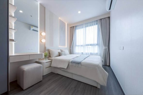 bedroom of IDEO Sukhumvit Rama 4 ไอดีโอ สุขุมวิท-พระราม 4