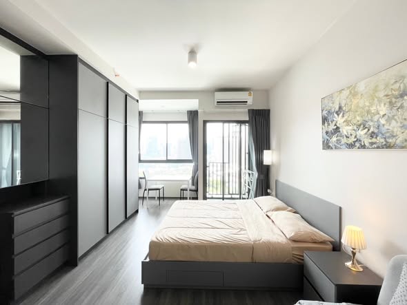 bedroom of IDEO Sukhumvit Rama 4 ไอดีโอ สุขุมวิท-พระราม 4