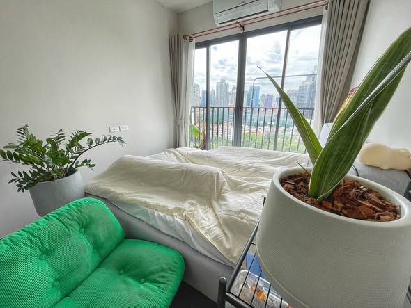 bedroom of IDEO Sukhumvit Rama 4 ไอดีโอ สุขุมวิท-พระราม 4
