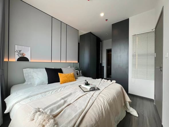 bedroom of IDEO Sukhumvit Rama 4 ไอดีโอ สุขุมวิท-พระราม 4