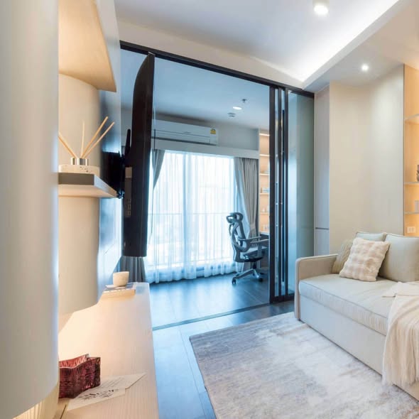 bedroom and living room and room interior of IDEO Sukhumvit Rama 4 ไอดีโอ สุขุมวิท-พระราม 4