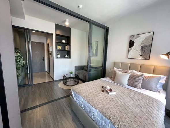 bedroom and room interior of IDEO Sukhumvit Rama 4 ไอดีโอ สุขุมวิท-พระราม 4