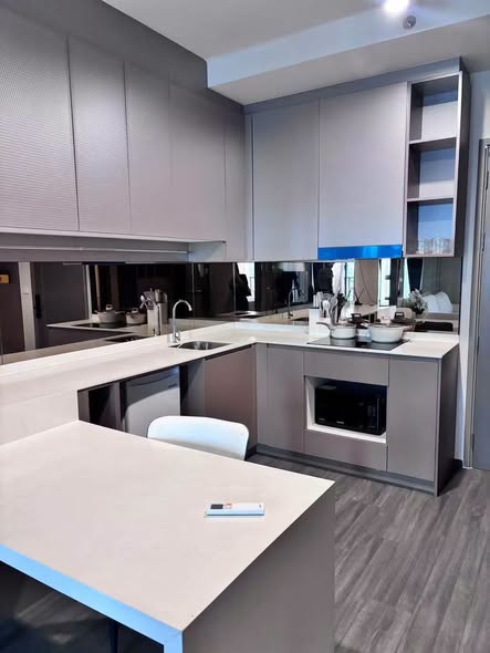 kitchen of IDEO Sukhumvit Rama 4 ไอดีโอ สุขุมวิท-พระราม 4