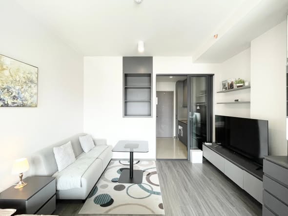 living room of IDEO Sukhumvit Rama 4 ไอดีโอ สุขุมวิท-พระราม 4