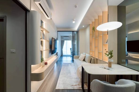 living room of IDEO Sukhumvit Rama 4 ไอดีโอ สุขุมวิท-พระราม 4