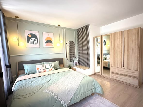 bedroom and room interior of indy 2 Bangna-Ramkhamhaeng 2