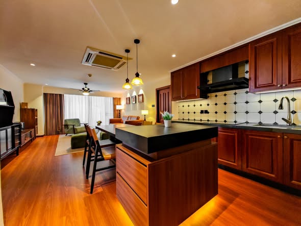 kitchen of Jomtien Plaza Condotel – จอมเทียนพลาซ่า