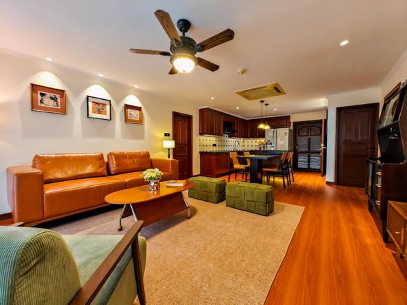 living room of Jomtien Plaza Condotel – จอมเทียนพลาซ่า