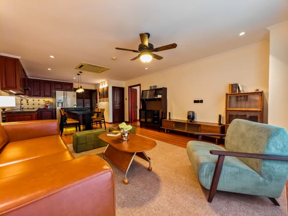 living room of Jomtien Plaza Condotel – จอมเทียนพลาซ่า