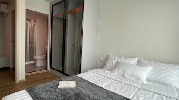 bedroom of KAVE LUMINOUS BANGMOD Sale Gallery l เคฟ ลูมินัส บางมด สำนักงานขาย