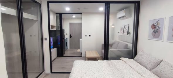 bedroom and room interior of KAVE Seed Kaset | เคฟ ซี้ด เกษตร