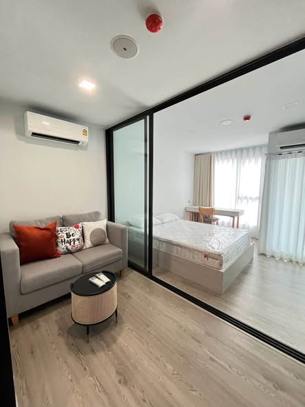 living room and bedroom and room interior of KAVE Seed Kaset | เคฟ ซี้ด เกษตร