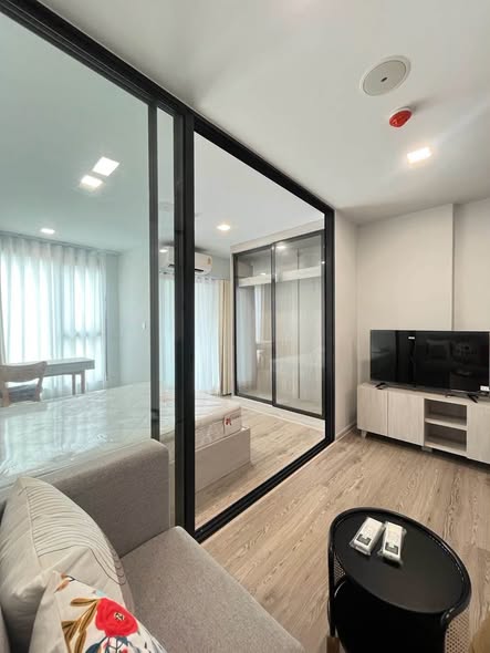 living room and room interior of KAVE Seed Kaset | เคฟ ซี้ด เกษตร