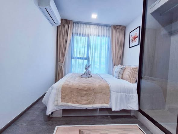 bedroom of Kave Wonderland Sales Gallery