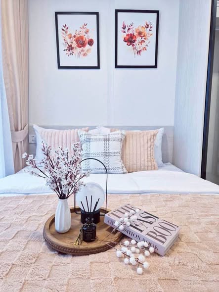 bedroom of Kave Wonderland Sales Gallery