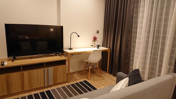 living room and bedroom of Kawa Haus