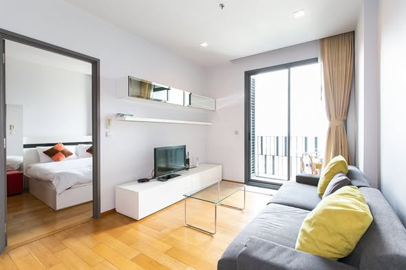 bedroom and room interior of Keyne by Sansiri