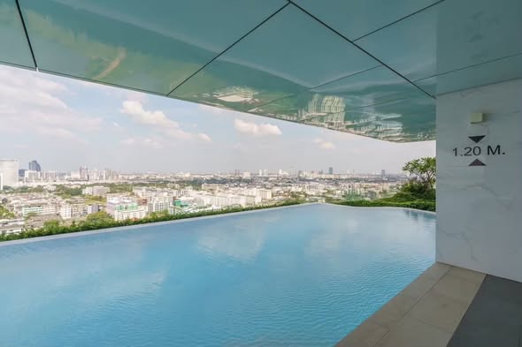 pool of Knightsbridge Collage Sukhumvit 107