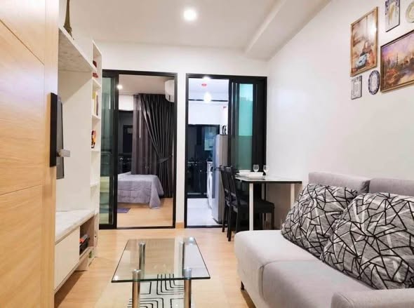 bedroom and living room and room interior of Knightsbridge Duplex Tiwanon | ไนท์บริดจ์ ดูเพล็กซ์ ติวานนท์