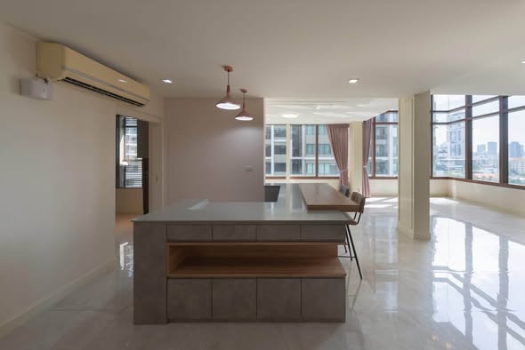 kitchen of Knightsbridge Duplex Tiwanon | ไนท์บริดจ์ ดูเพล็กซ์ ติวานนท์