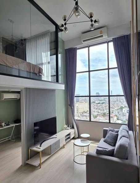 bedroom and living room and room interior of KnightsBridge Prime Sathon