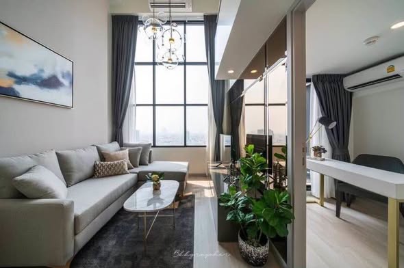 bedroom and living room and room interior of KnightsBridge Prime Sathon