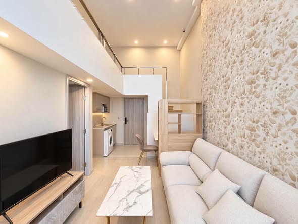 living room of KnightsBridge Prime Sathon