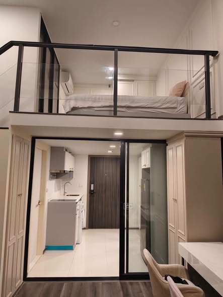 bedroom and room interior of KnightsBridge Space Rama9