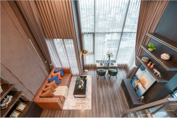 living room of KnightsBridge Space Rama9