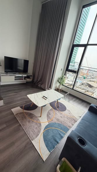 living room of KnightsBridge Space Rama9