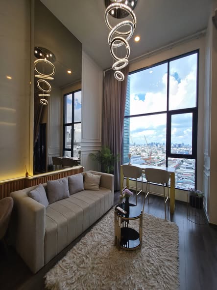 living room of KnightsBridge Space Rama9