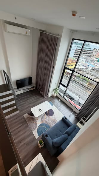 living room and room interior of KnightsBridge Space Rama9