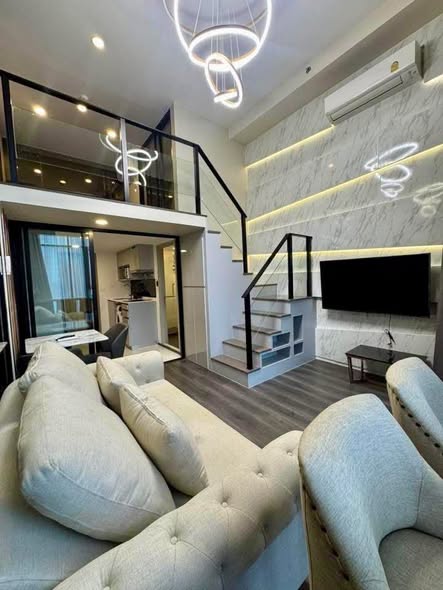 living room of KnightsBridge Space Ratchayothin