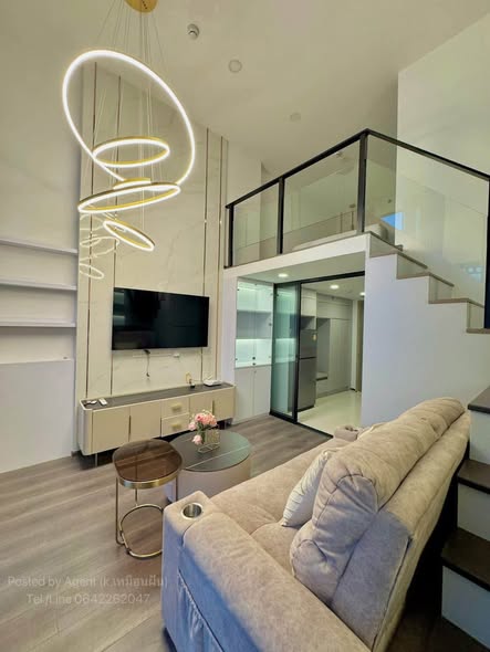 living room and room interior of KnightsBridge Space Ratchayothin