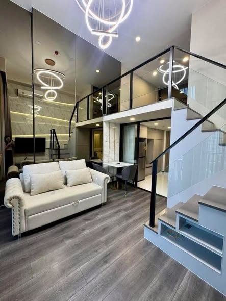 living room and room interior of KnightsBridge Space Ratchayothin